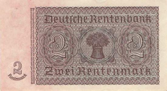 2 Rentenmark 1937